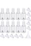 10 Pcs Refillable Empty Nail Polish Bottles with Brush Mixing Marble Conservation Insert and