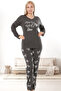 Cotton Long Sleeve Women's Pajama Set