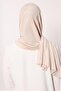 شال كريمي عملي مع قبعة - 4