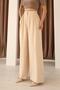 Women's Stone Pleated High Waist Palazzo Pants