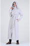 Hijab Bathrobe with Zipper 1001-01 Gray - 3