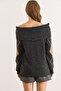 Women's Smoked Baklava Pattern Soft Textured Madonna Knitwear Sweater Kzk-19001025 - 2