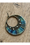 Bohemian Style Chunky Colorful String Earrings - 4