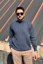 Men'S, Old Money Culture, Half Turtleneck, Wool, Hair Knit, Winter Sweater Pltk11 - 3