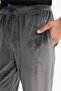 Ultra Soft Regular Fit Pocketed Velvet Pajama Bottoms F4672Ax25Wn - 5
