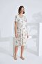 Bamboo Short Sleeve Summer Women's Dress 72237 - 3