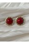 Steel Vip Design Brand Burgundy Earrings - 2
