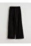 Lcw Kids Black Elastic Waist Girl's Tracksuit Bottom - 4