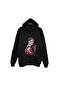 Jujutsu Kaisen Anime Printed Unisex 100% Cotton Black Hooded Sweatshirt