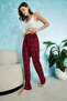 Red Plaid Winter Pajama Bottoms - 2