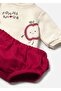 Baby Girl 3-Piece Set Red 2260 - 2