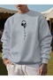Men's Headphone Printed Sweatshirt, 3-Thread Quality Fabric, Oversized Cut