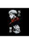 Jujutsu Kaisen Anime Printed Unisex 100% Cotton Black Crew Neck Sweatshirt - 2