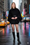 Women's Winter Cashmere Poncho - 3