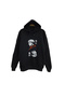 Jujutsu Kaisen Anime Printed Unisex 100% Cotton Black Hooded Sweatshirt