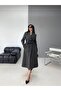Women's Premium Imported Fabric Tie-Up Belted Cashmere Coat