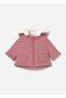 Baby Girl Fur Jacket Dusty Rose 2493