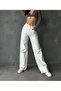 Casual White Pants Jeans Lycra Women's Stretchy-2 - 2