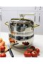5104 Gold Classic Chubby Pressure Cooker 7 Liters