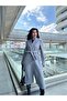 Women's Premium Imported Fabric Tie-Up Belted Cashmere Coat - 5