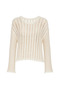 Cream Young Girl Fishnet Knitwear - 2