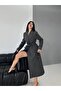 Women's Premium Imported Fabric Tie-Up Belted Cashmere Coat - 2