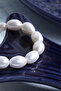 Certified Pearl Silver Clasp Natural Stone Bracelet - 5