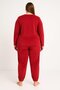 Women's 13214-2656 Plus Size Velvet Pajama Set - 2