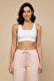 Women's Jogger Sweatpants with Elastic Waistband, Lace-Up, Basic, Solid Color, with Pockets - 2