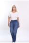 Plus Size High Waist Spanish Flare Denim Jeans - 3