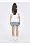 O Neck Block Patterned White Women's T-Shirt Onlariana Life S/S O-Neck Box Top J - 4