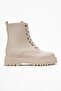 Flat Sole Long Women's Boots Beige Skin Beige - 2