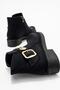 Women's High Heeled Boots Black Emerald - 5