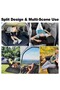 Double Inflatable Mattress Car and Camping Mattress with Bag Electric Pump Repair Kit and Pillow Bed - 4