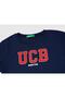 Boy's Navy Blue Benetton Logo Printed T-Shirt - 3