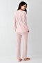 Paris Women's Pink Modal Cotton Long Sleeve Comfortable Pajama Set - 4