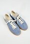 Palminteri 2 Men's Genuine Leather Lace-Up Blue-Ecru Sneakers - 3