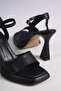 Platform High Block Heel Shoes 12 cm - 4