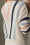 Women's Colorful Striped Open Knit Sweater – Comfortable & Bohemian Style - 6