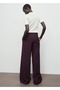 Pleated Wide Leg Pants - 4