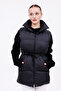 Black Women's Vest Winter Padded - 2