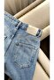 Ns-63470 Blue Mom Jean High Waist Jeans Slim Fit Denim Pants - 8