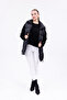 Black Women's Vest Winter Padded - 8