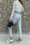 A149096 Women's Light Blue Stonewashed Extra High Waist Mom Jean Jeans Skinny Leg Denim Pants - 3