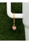 Letter g Pink Heart Thermos Compatible Accessory/Letter g Heart Thermos Charm/Letter Thermos Ornament - 3