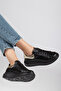 Casual Sneakers Women's Lace-Up Sneakers White-Black-Blue-Silver-Gold-Yellow - 6