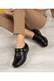 Winter Padding Sole Velcro Black Orthopedic Mother's Shoes - 5
