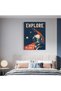 Tablou Explore Other Planet vintage, cod 5378 - 5