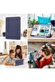 Case for Samsung Galaxy Tab A9+ / A9 Plus 11 Inch 2023 - Thin Folio Stand Protective Case (Dark Blue - 6