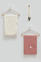 100% Cotton Baby Girl Set of 3 80-90cm 1 Muslin Blanket + 1 Combed Cotton Blanket + Pacifier Strap - 2
